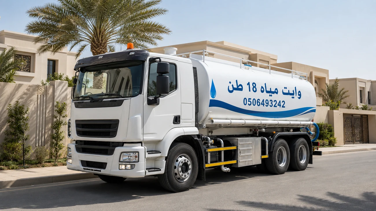 تنفيذ طلب وايت مياه 18 طن في الرياض
